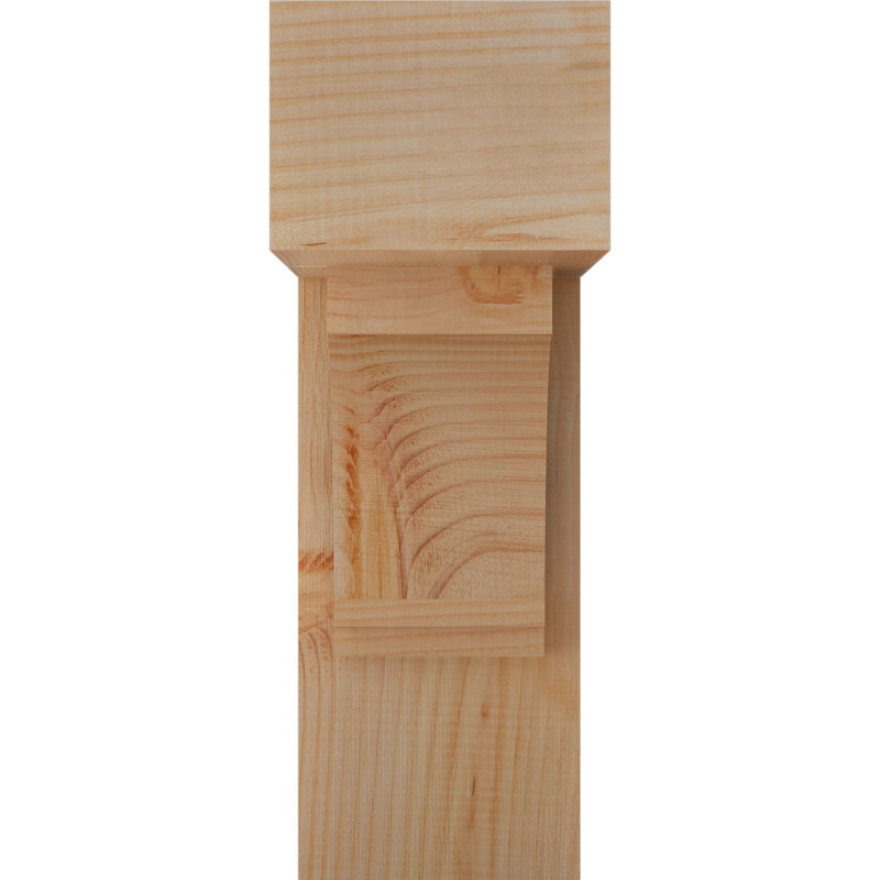 Support de bloc impérial avec entretoise décalée, 22 X 18, Sapin Douglas de l 7 1/2 (lisse)