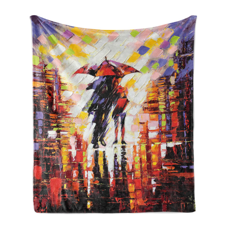 Hand Woven Throw Blanket, 50" x 70"