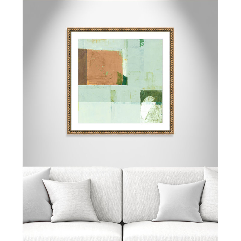 Playground Fun II by Cartissi, 33" H x 33" W x 1.13" D, Gold Bead Framed