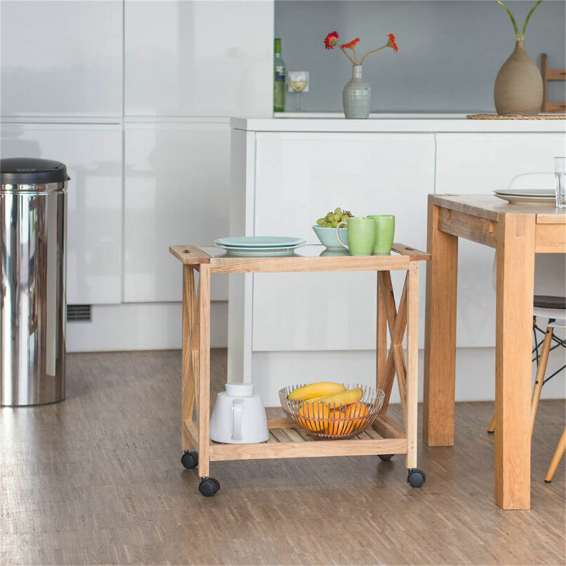 Swinehart Solid Wood Kitchen Cart