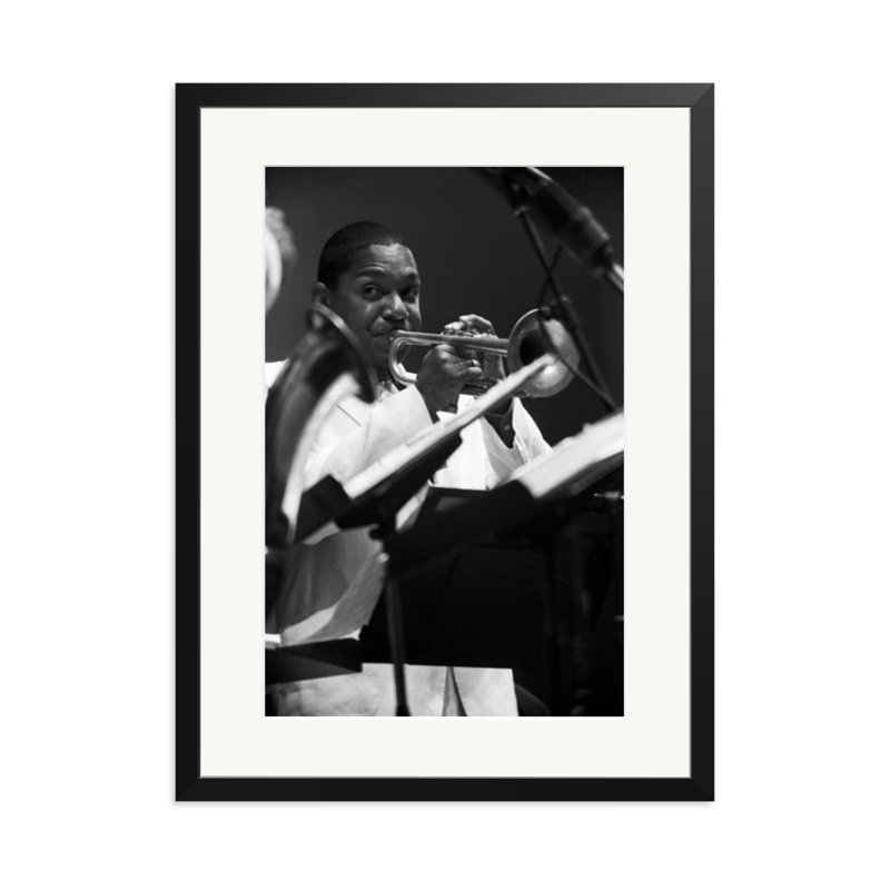 Wynton Marsalis Plays, 31" H x 23" W, White