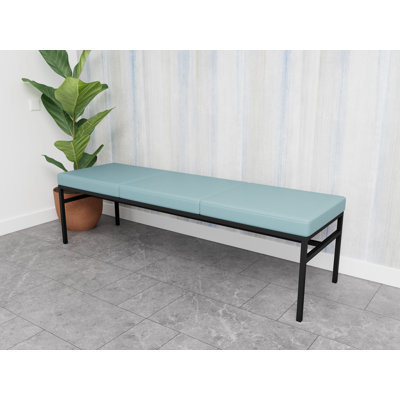 Avon Rx Healthcare Waiting Reception 3 Seat Bench Metal Frame 650 LB Capacity