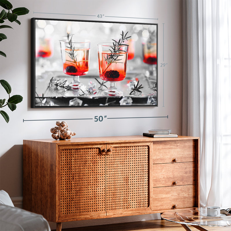 Impression sur toile Blackberry Whiskey, H 29 po x l 43 po