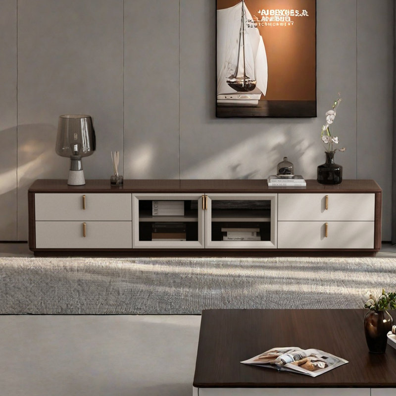 Meuble télé Modern, H 18,11 po x L 78,74 po x l 15,74 po