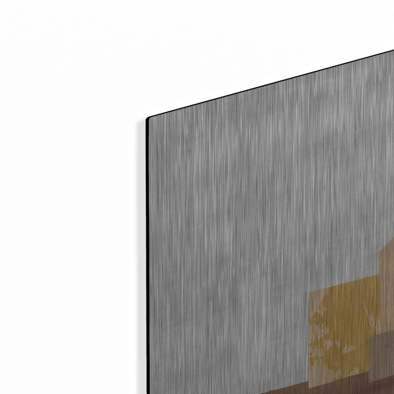 «Orward Ellis's Homeward II» par Courtney Prahl, art mural en métal, H 24 po x l 24 po