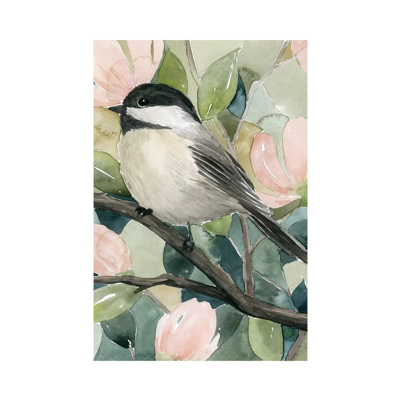 «Veiled Aviaire II» par Grace Popp, reproduction d'art sur toile tendue, H 26 po x l 18 po x 1,5 po