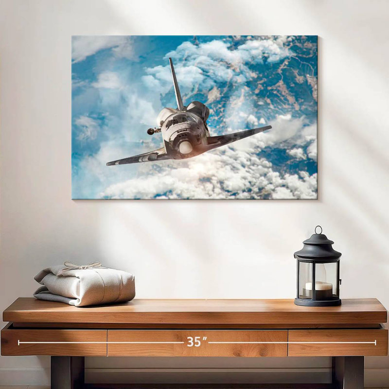 Oberle Spacecraft Ascent, 16" H x 24" W