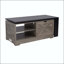 Table basse à plateau relevable Farmhouse avec portes de grange, prise de courant et roulettes-129414929