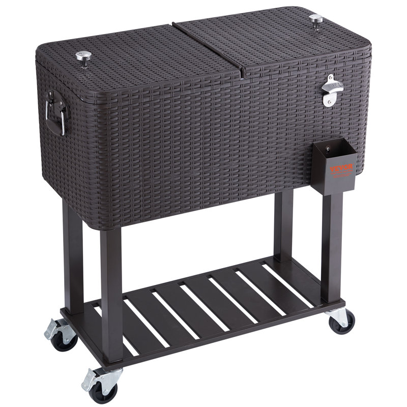VEVOR 80 Quarts Wheeled Serving Station/Cart