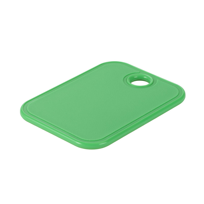 Green Rectangular Plastic Non-Slip Cutting Board