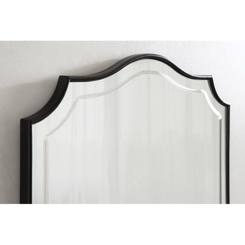 Miroir d'appoint mural Koeppe, Noir, 30 po x 20 po