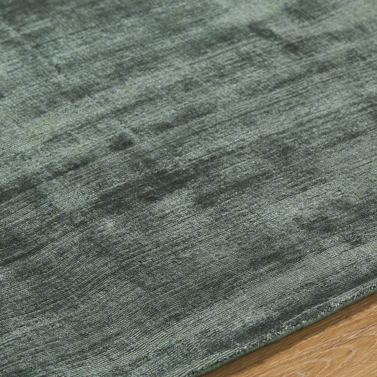 Fennel Hand Loomed Viscose Rug, Rectangle 2' x 3'