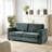 2-in-1 Sofa Bed Sleeper With Large Mattress, Convertible Sleeper Sofa with Memory Foam Mattress, 3-Seater Full Size Bed Couch for Living Rooms, Designed -1728462676