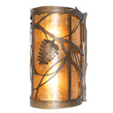 2 - Light Flush Mounted Sconce