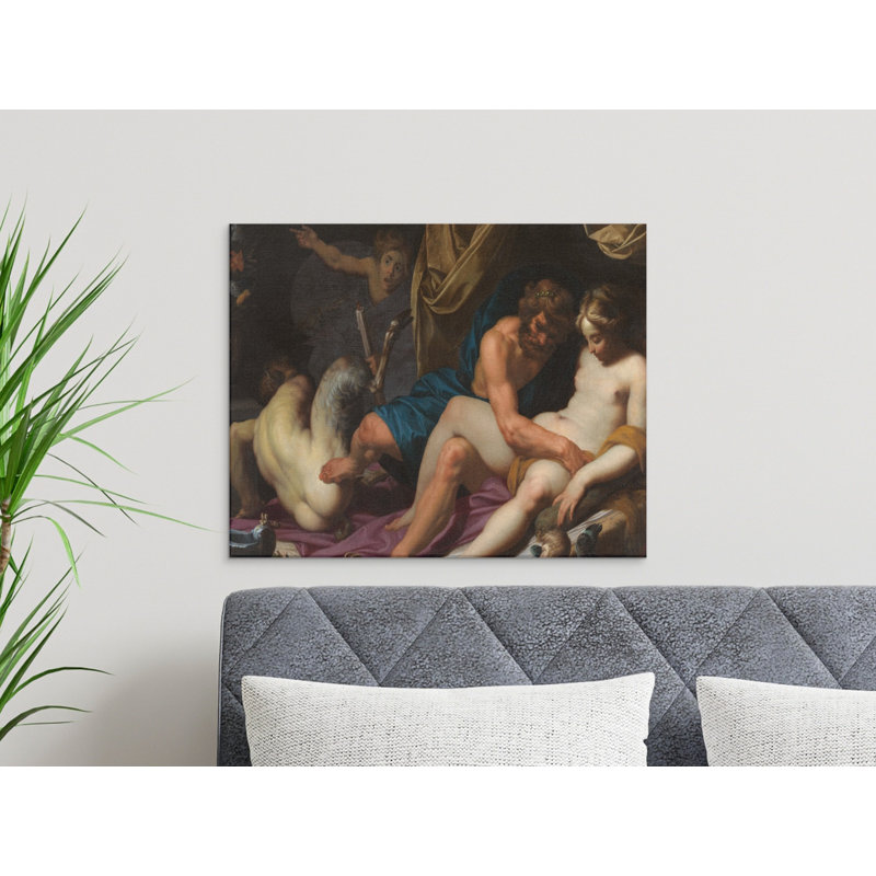Hollingshead 1 Piece Wrapped Canvas Wall Art Set, 48x32