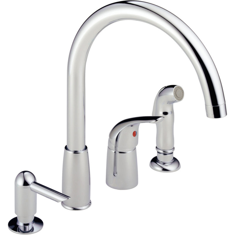 Waterfall Single Handle Kitchen Faucet