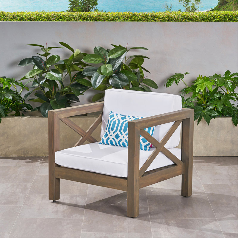 CHAISE CLUB, Gris, Blanc
