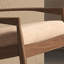 Chaise berçante simple en métal massif
