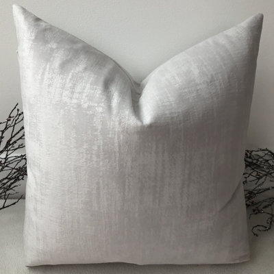 Abstract Grey Square Cushion Cover