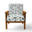 Chaise d'appoint Coastal - Fauteuil gris caillou gris pierre-1889181957