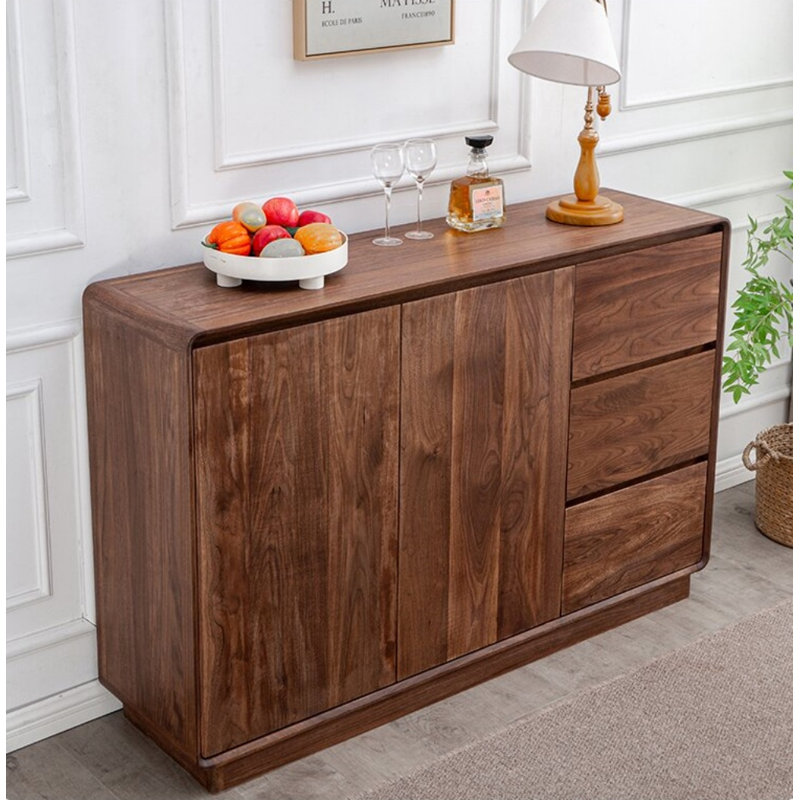 Buffet en bois massif 47,2 po Jolisa, H 31,5 po x l 59 po x P 15,7 po