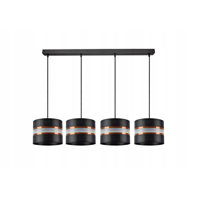Galarza 4 - Light Kitchen Island Pendant, Black