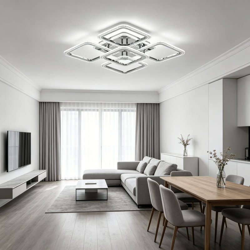 5 -Light 60cm LED Flush Mount