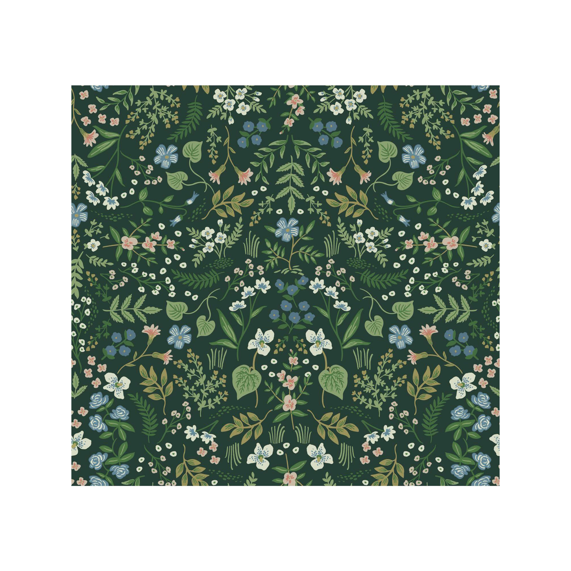 Rifle Paper Co. Wildwood 27' L x 27" W Wallpaper, Green