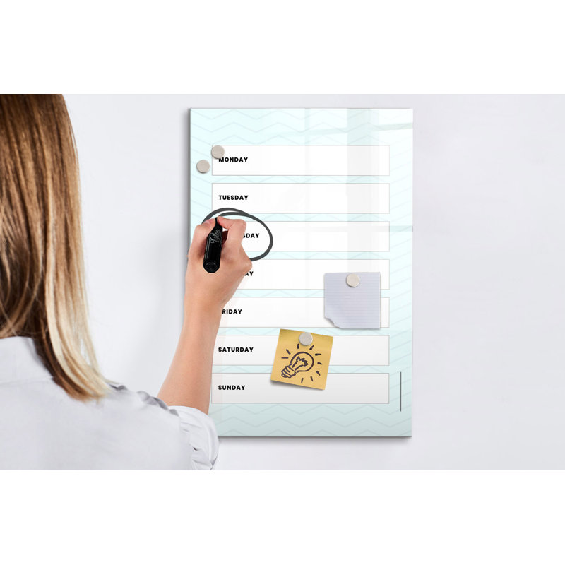 Weekly Planner Magnetic Dry Erase Board