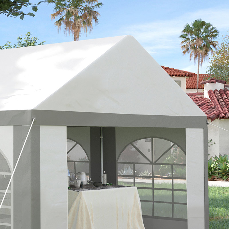 Concow 6m x 4m Metal Party Tent
