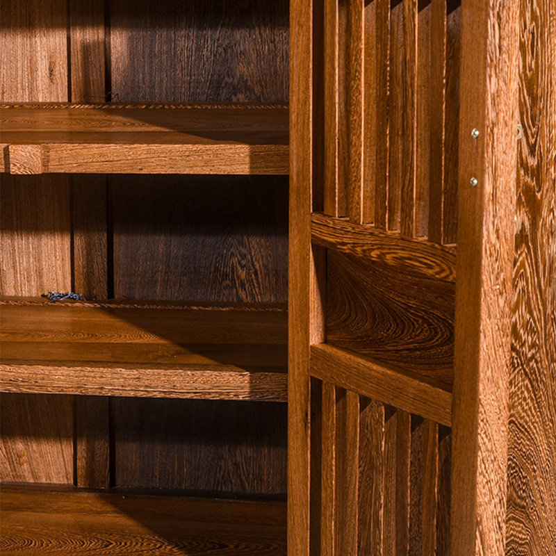 Solid wood home storage shoe cabinet