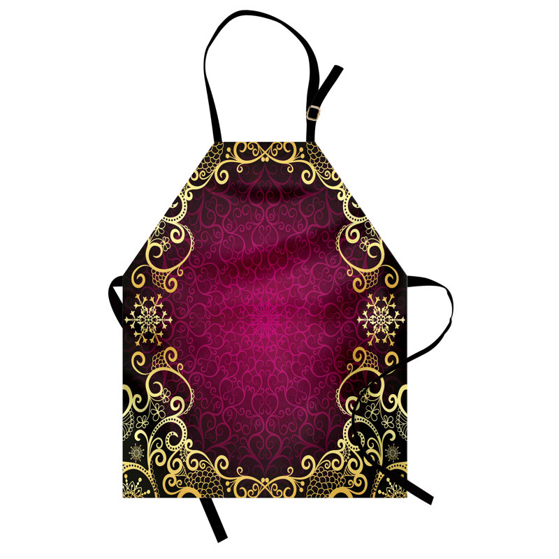 Damask Bib Apron