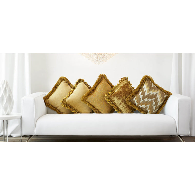 Synthetic Throw Square Pillow Cover & Insert