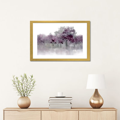 «Water's Edge II - Mauve» par Carol Robinson - reproduction imprimée