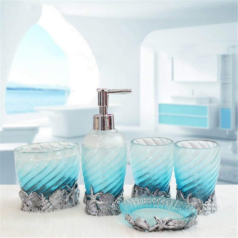 5 PCS Bath Ensemble Set