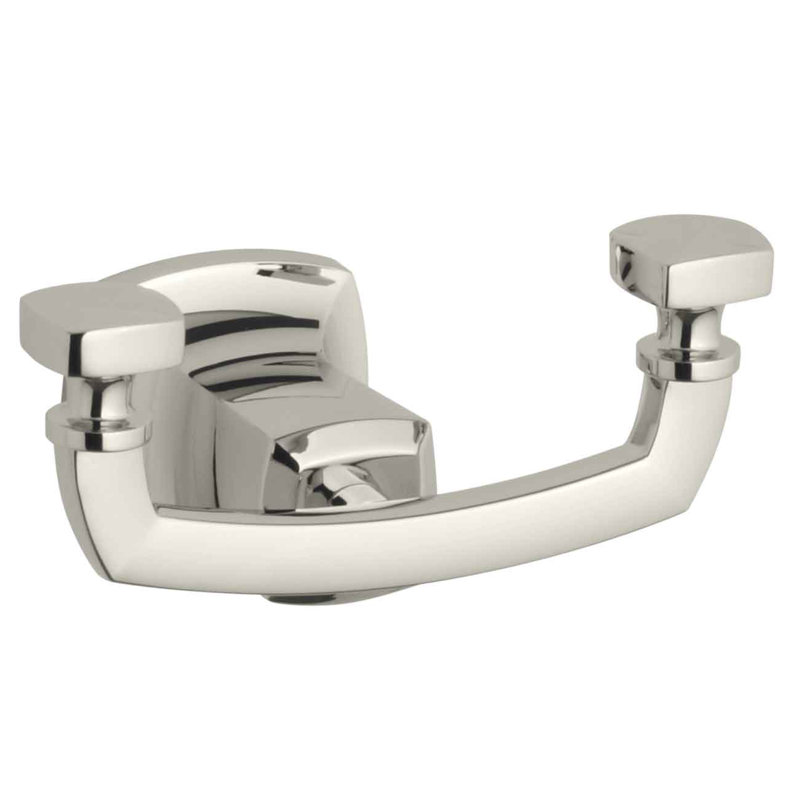 Margaux® Wall Mounted Robe Hook, Vibrant Polished Nickel