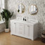 Meuble-lavabo double autoportant 60,58 po Nali-351989349
