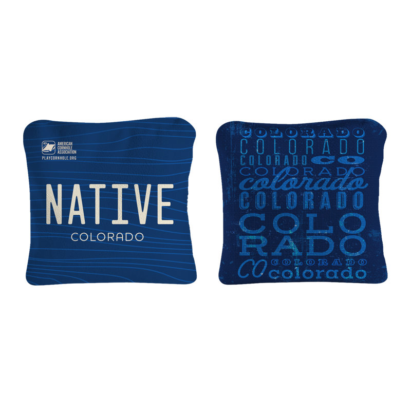 Colorado Native Synergy Pro Cornhole Bags, Green