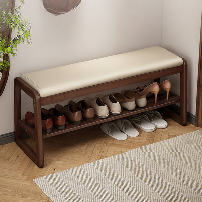 5 Pairs Shoe Storage Bench For Entryway