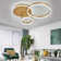Frausto 3-Light 50cm Energy Efficient LED Semi Flush Mount