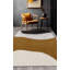Corel Geometric Handmade Ochre Area Rug-100012297
