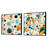 Fashion Yellow And Green Polka Dot - Abstract Collages Square Collage Set Of 2-101849084-101849085