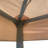 Garden Winds Beige Fabric and Polyester Replacement Canopy for Gazebo