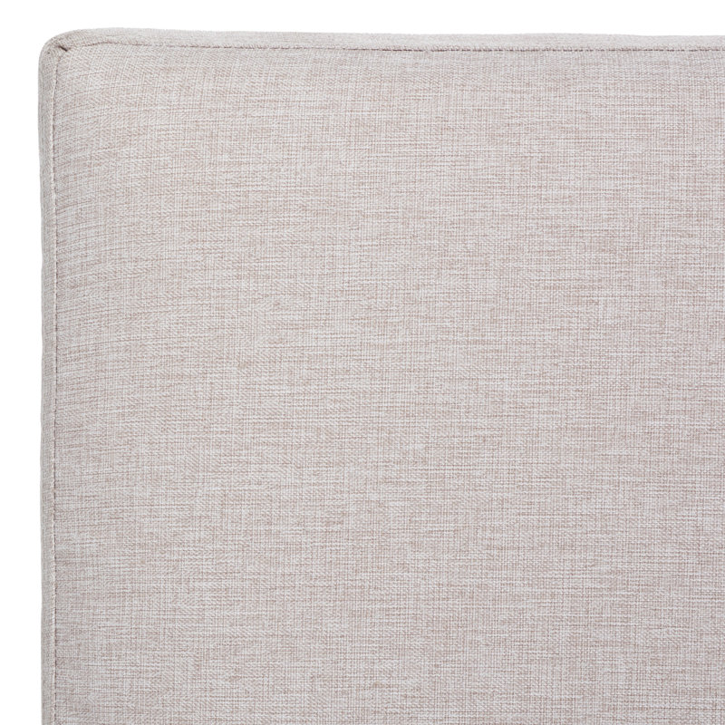 Chaise berçante en métal avec coussins Seadrift Bia, Gris clair