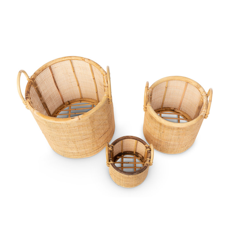 La Boheme Rattan Decorative Basket Set