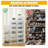12 PCS Transparent Plastic Foldable Shoe Boxes, Stackable Shoe Storage Organizers with Lids for Closet-1681170818