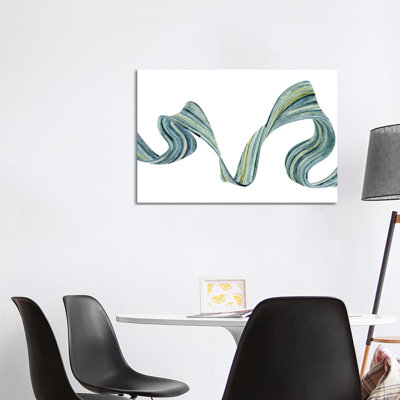 Ribbon Stream II 1 Piece Wrapped Canvas Painting