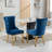 Darlene 60" Glass Dining Table Set Modern Dining Room Table Set  X-Shape Pedestal Glass Table with Dining Chairs, Dining Set for Dining Living Room-114316177-114316178-123467530