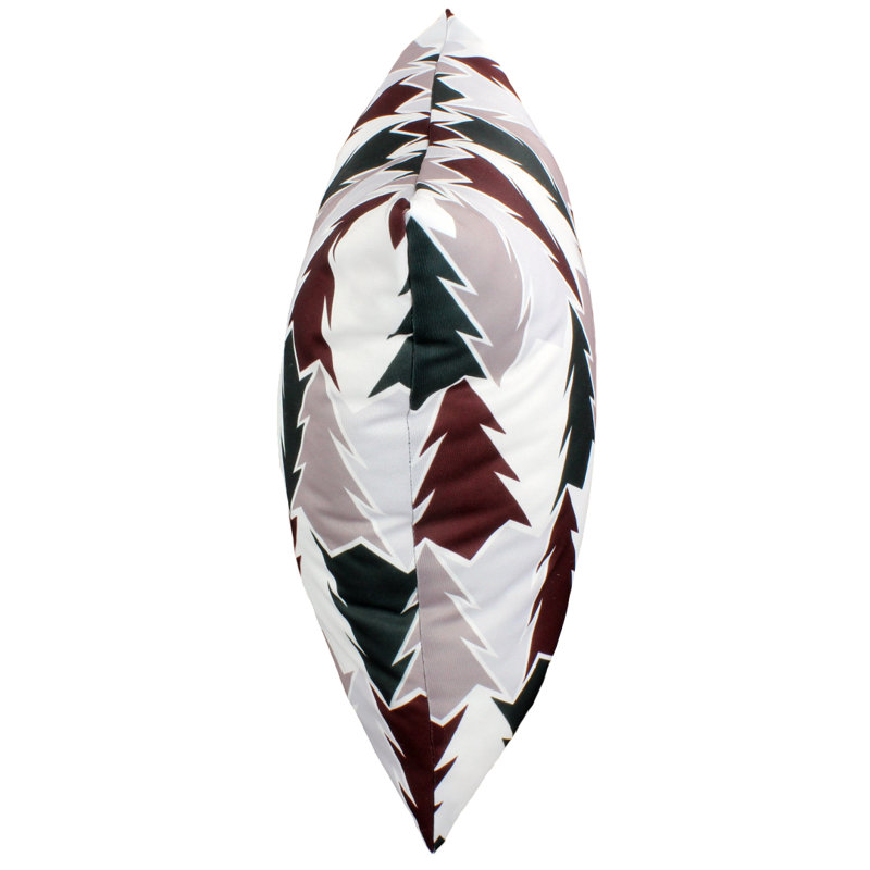  Coussin et insert Tree Square, Blanc / Brun