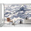 Adhésif mural rayures à vagues nordiques-54567771